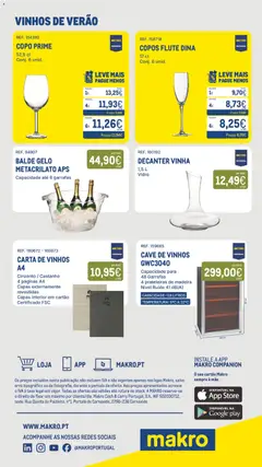 Pré-visualização Makro - Especial Vinhos de Verão válido de 06.05.2026 | Página: 18 | Produtos: Copos, Balde