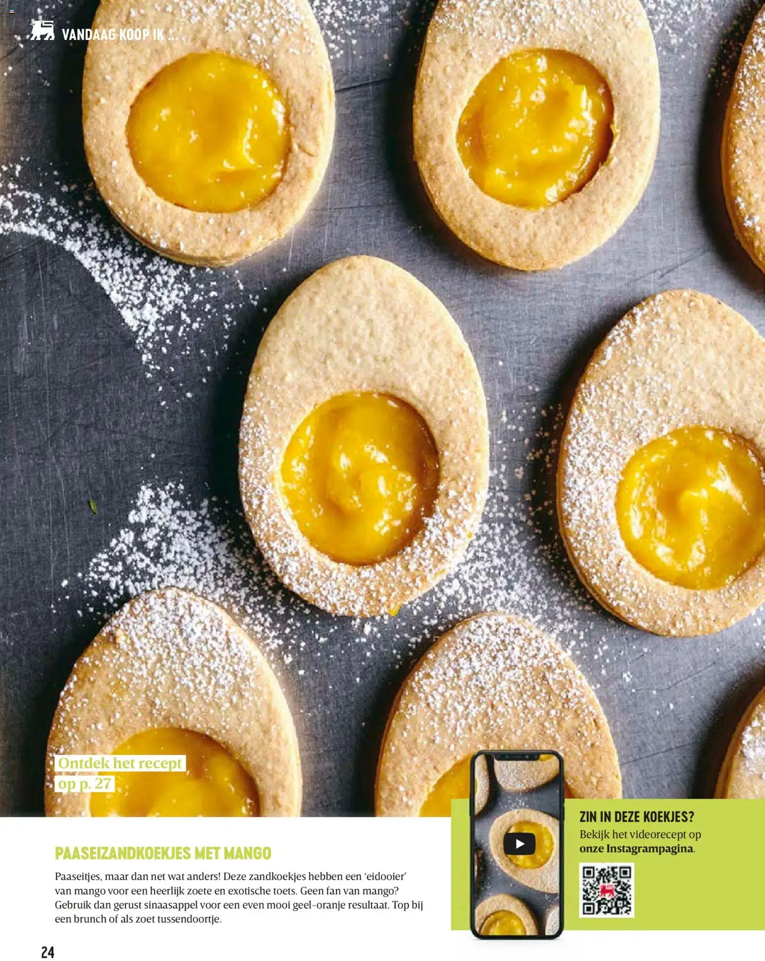 {H1} | Pagina: 24 | Producten: Koekjes, Zandkoekjes, Mango