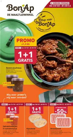 Bon Ap folder/publicité - Voorbeeld van een folder van Bon Ap, geldig van 14/10/2026