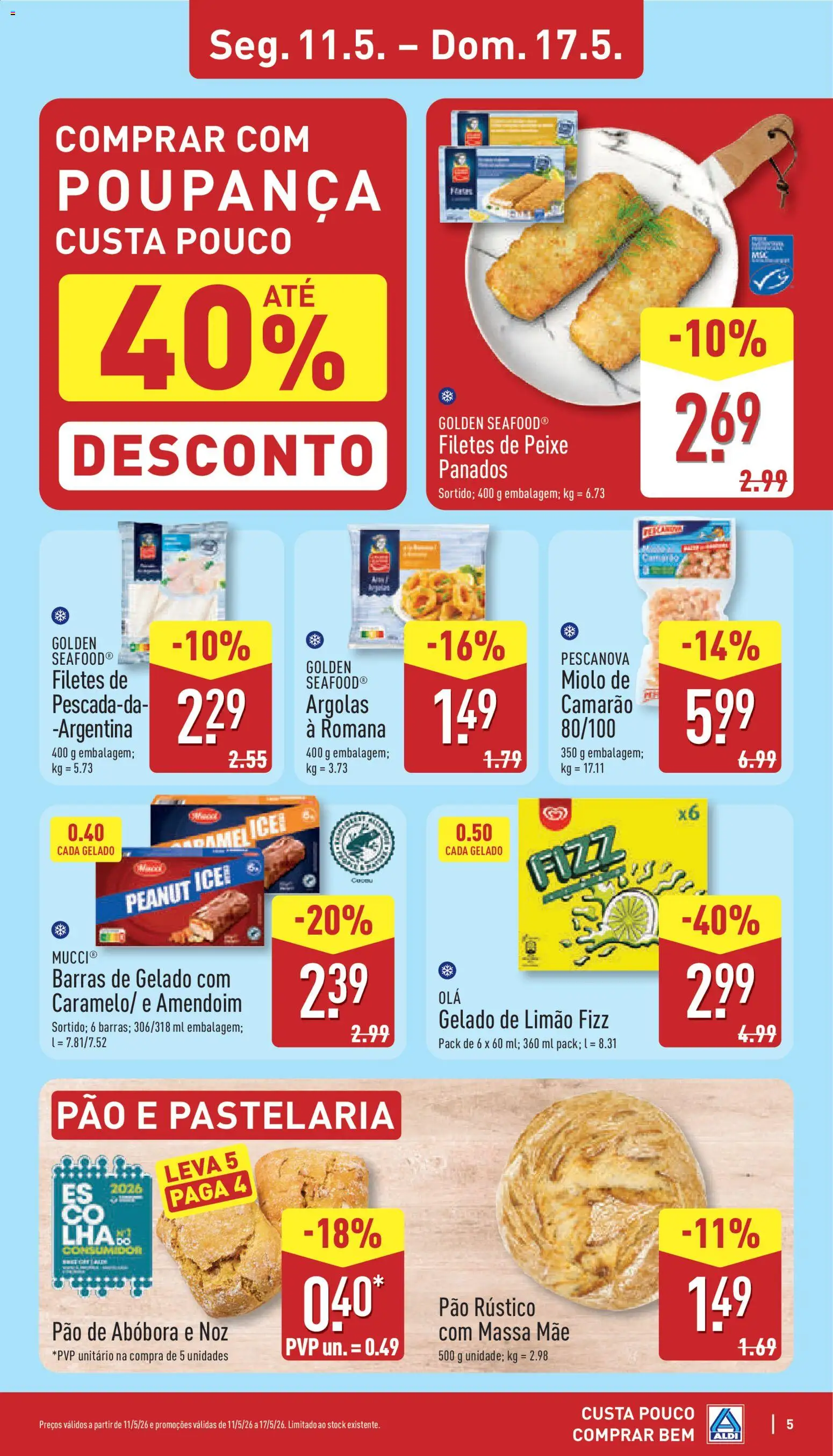 Aldi folheto | 11/05/2026 |  🎉 Como obter um desconto limitado? Poupe ainda hoje! | Portugal