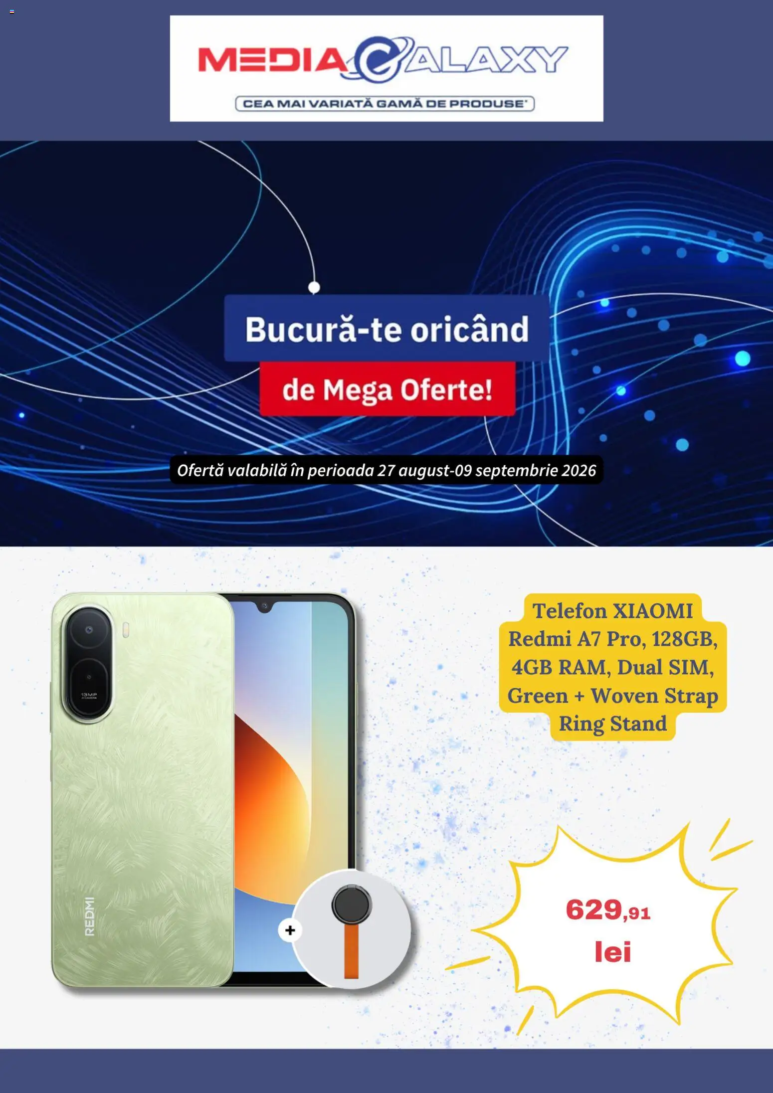 Noul catalog Media Galaxy – valabil de la 27.08.2026 | Pagină: 1 | Produse: Telefon