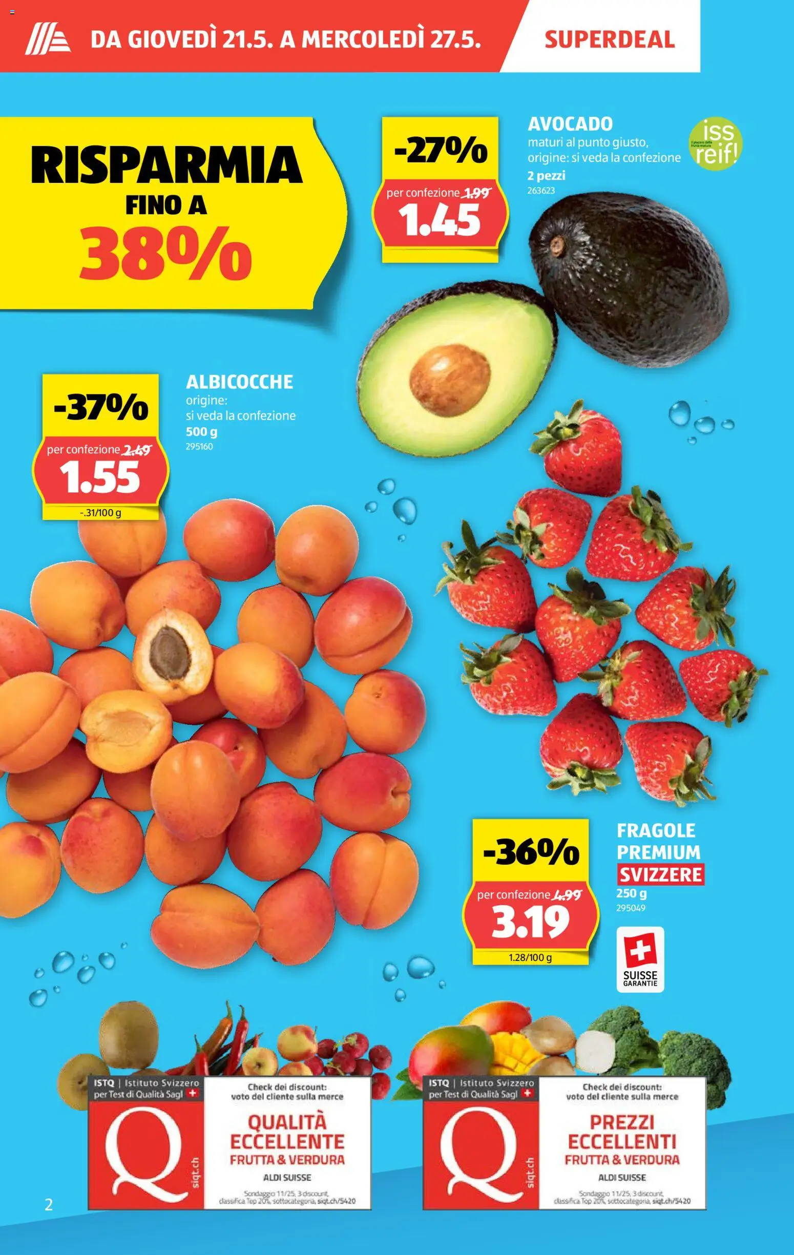 Aldi aktionen IT – gültig ab 21.05.2026 | Seite: 2 | Produkte: Avocado, Top