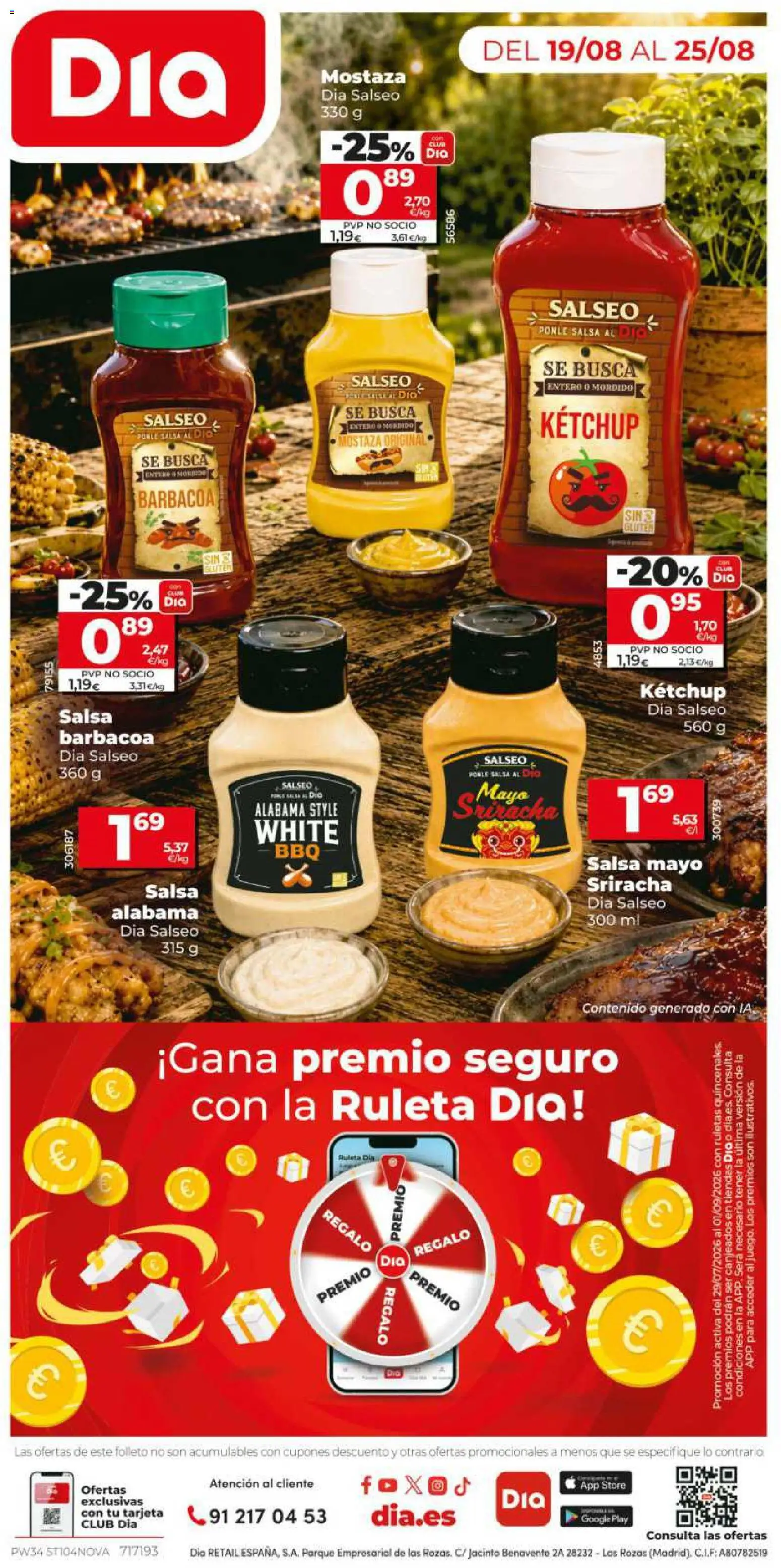 Dia - folleto Market │ válido desde el 19/08/2026 | Página: 12 | Productos: Kétchup, Barbacoa, Salsa barbacoa, Mostaza