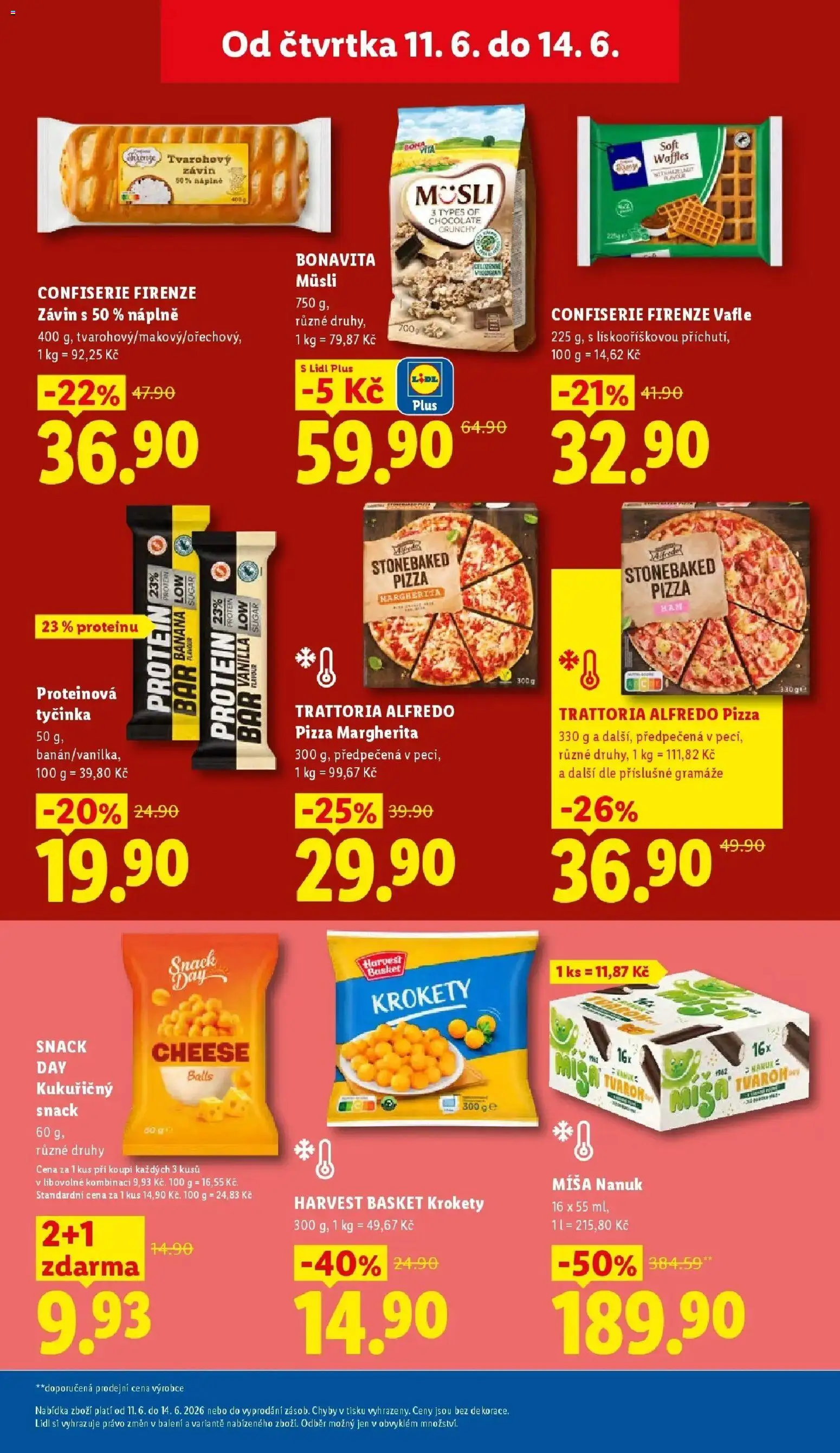 Lidl aktuální leták od 11.06.2026 | Strana: 31 | Produkty: Nanuk, Vafle, Proteinová tyčinka, Protein