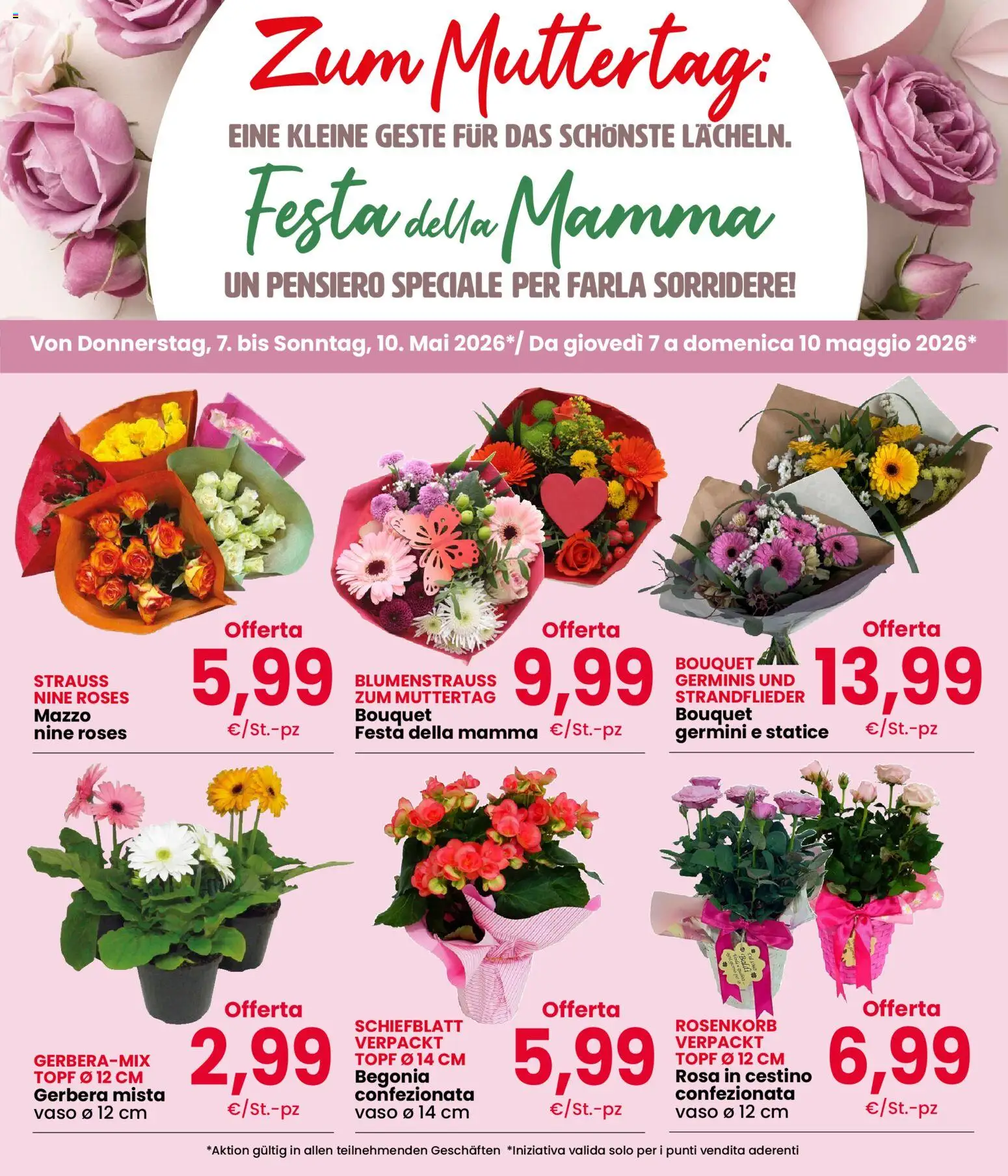 Volantino Eurospar del 07.05.2026 | Pagina: 4 | Prodotti: Cestino, Vaso