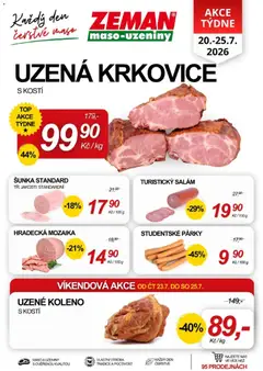 Náhled letáku Prodejny Zeman leták od 20.07.2026