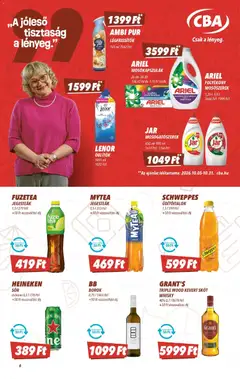 CBA akciós újság - amely érvényes a következő dátumtól: 2026.10.15. | Oldal: 6