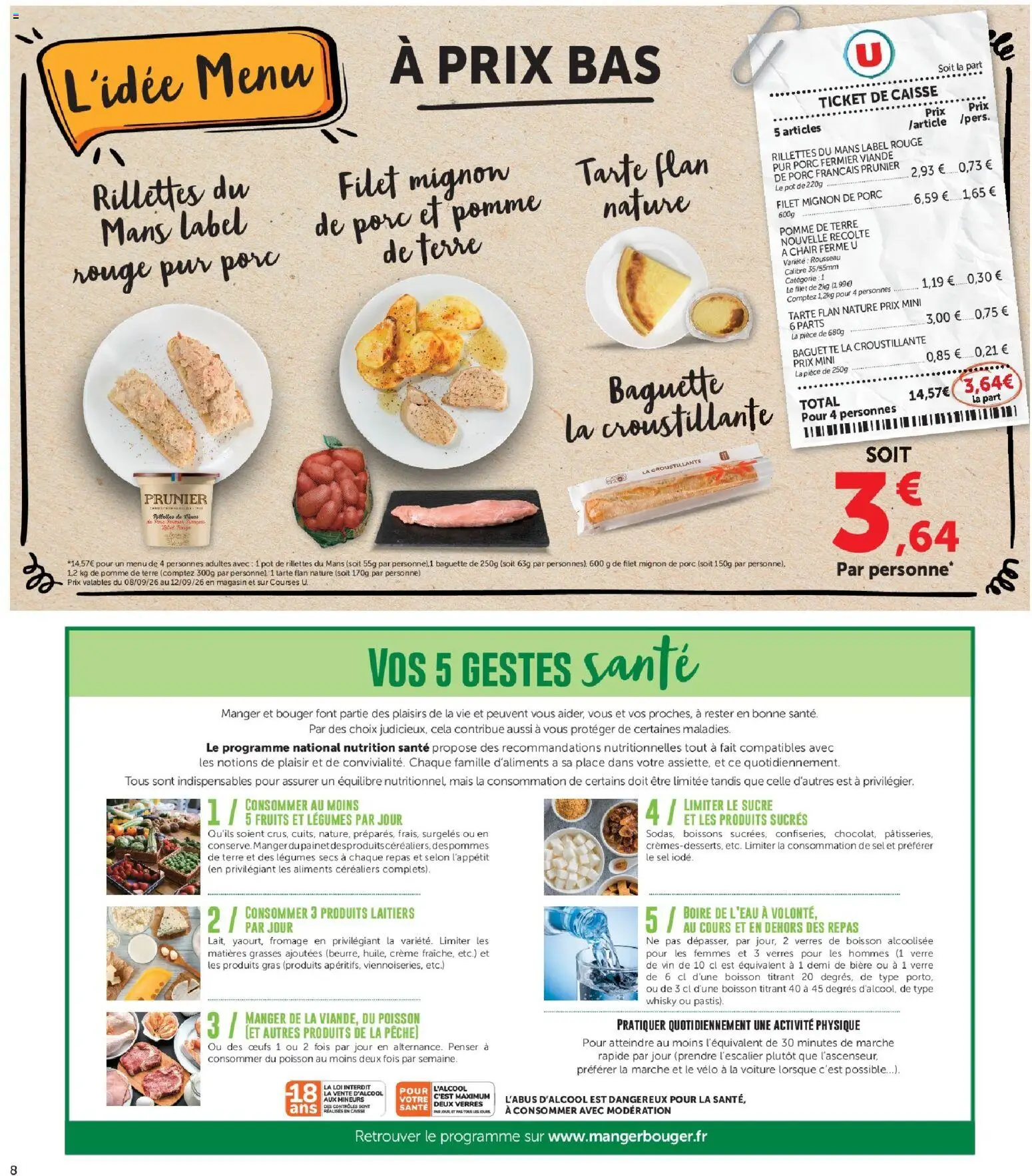 {H1} | Page: 8 | Produits: Whisky, Pomme, Verres, Fromage