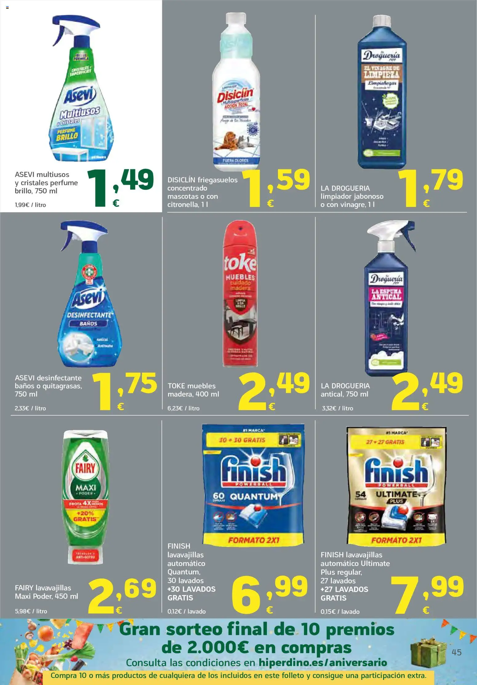 HiperDino folleto │ válido desde el 24/09/2026 | Página: 45 | Productos: Perfume, Muebles, Lavavajillas