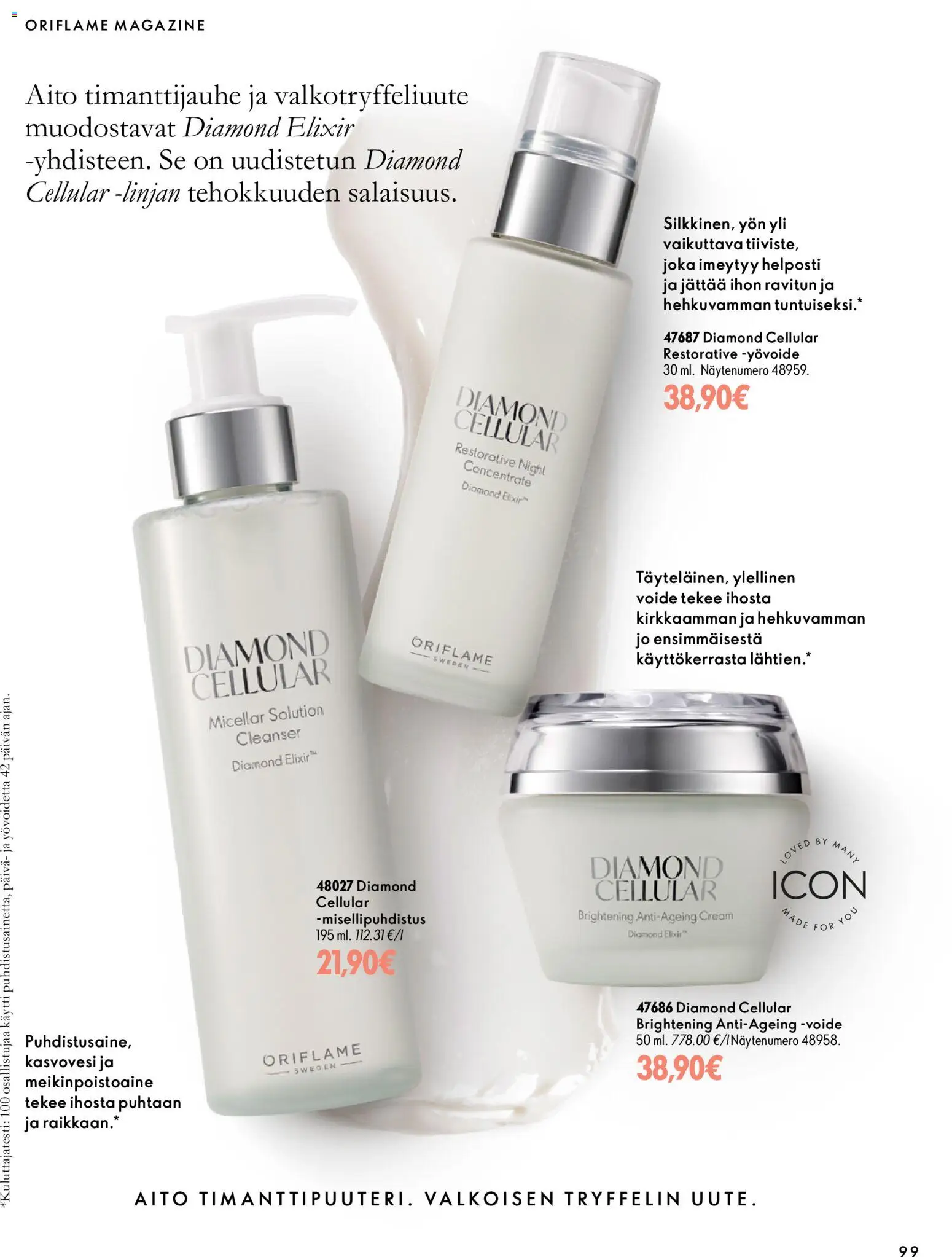 Oriflame tarjoukset – voimassa 18/11/2026 alkaen | Sivu: 99 | Tuotteet: Meikinpoistoaine, Yövoide