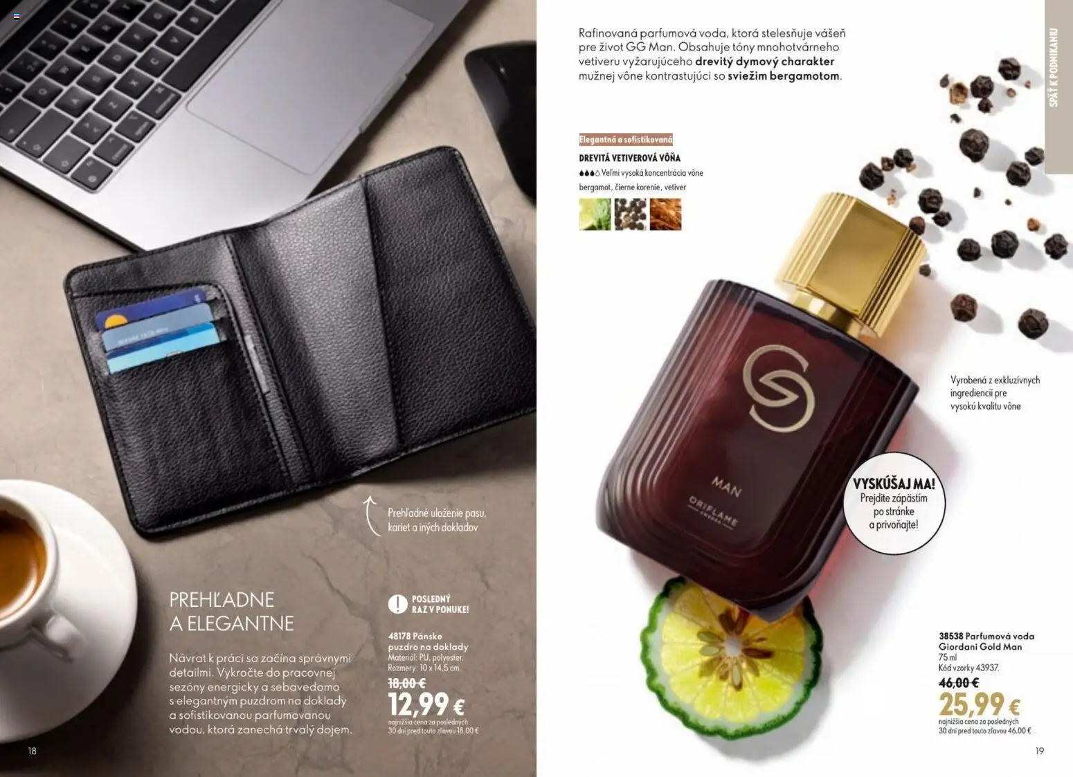 Nové Oriflame akcie – leták je platný od 19.08.2026 | Strana: 10 | Produkty: Voda, Puzdro