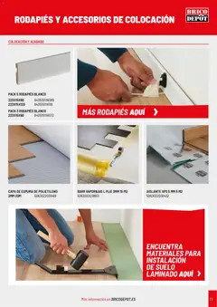 Vista previa Brico Depôt Revestimientos válido desde el 02/01/2026 | Página: 23 | Productos: Espuma, Suelo laminado