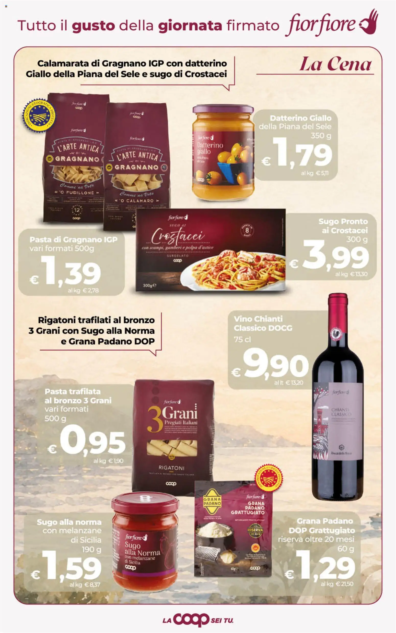 Volantino COOP del 01/09/2026 | Pagina: 23 | Prodotti: Rigatoni, Vino, Melanzane, Sugo