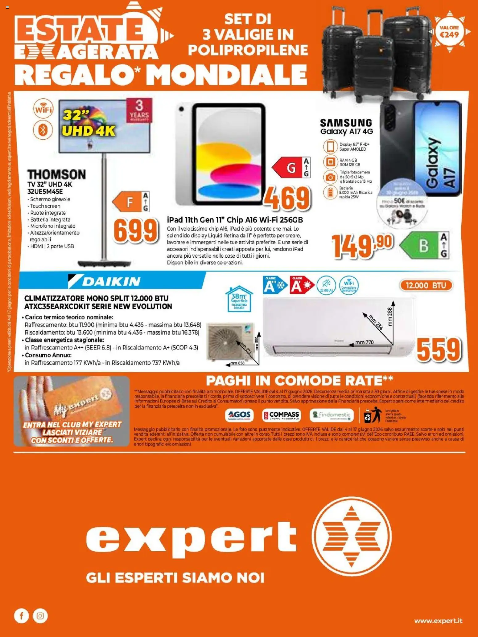 Volantino Expert del 04.06.2026 | Pagina: 36 | Prodotti: Schermo, Fotocamera, Batteria, Samsung