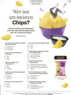 Migros aktionen Magazin ab 17.06.2026 gültig | Seite: 33 | Produkte: Kartoffeln, Chips