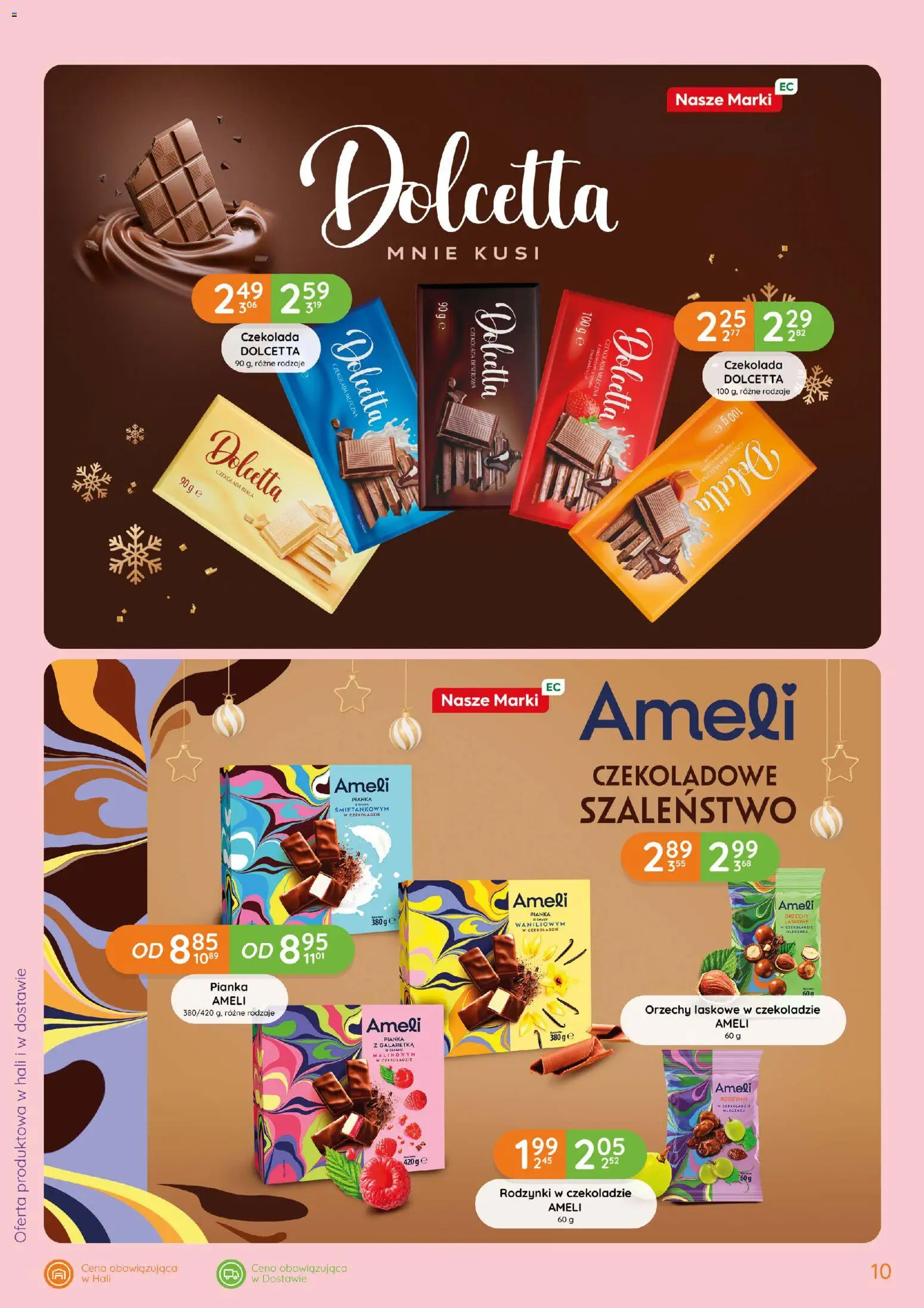 Eurocash gazetka - Katalog Boże Narodzenie - Słodycze od 15.10.2026 | Strona: 10 | Produkty: Galaretka, Czekolada mleczna, Orzechy laskowe w czekoladzie, Czekolada