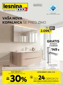 XXXL Lesnina katalog akcije – veljaven od 14.09.2026