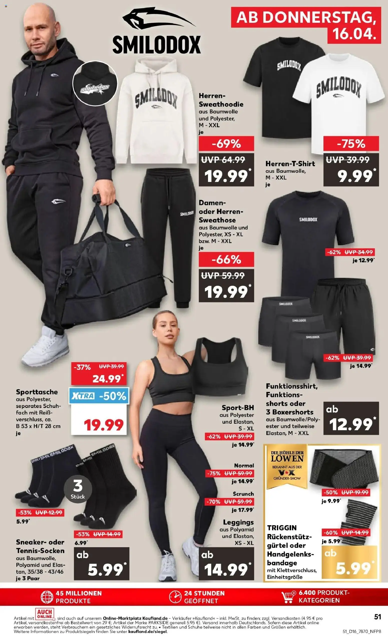 Kaufland Prospekt Sindelfingen	 – gültig ab 13.04.2026 | Seite: 63 | Produkte: Sweathose, T-Shirt, Leggings, Gürtel