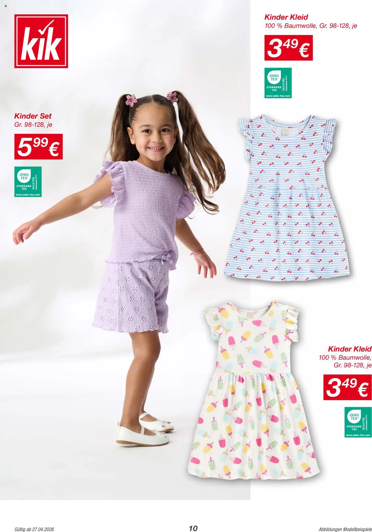 Kik Prospekt aktuell gültig ab 27.04.2026 | Seite: 10 | Produkte: Kleid