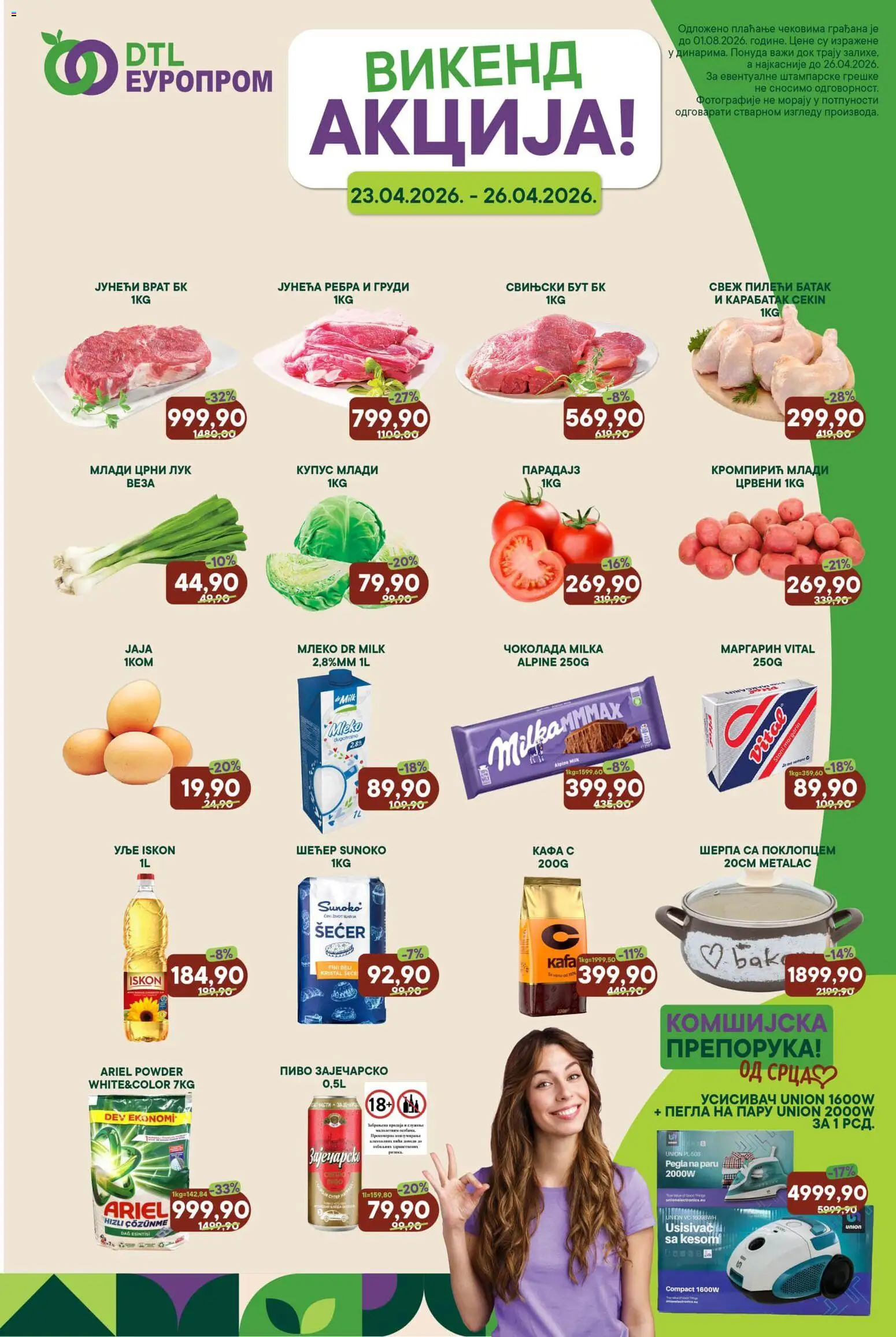 Europrom katalog - najnovije akcije od 23.04.2026