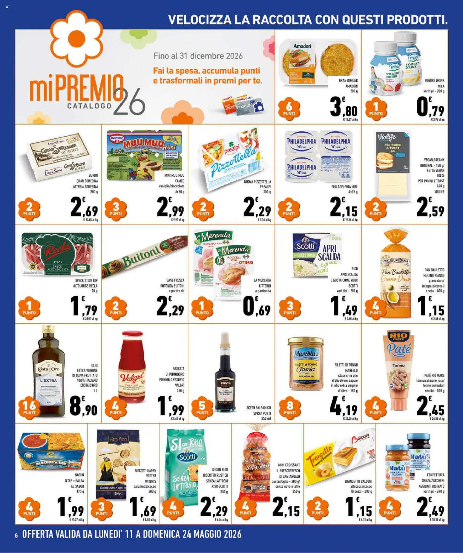 Volantino Conad del 13.05.2026 | Pagina: 6 | Prodotti: Yogurt, Riso, Biscotti, Olio extra vergine
