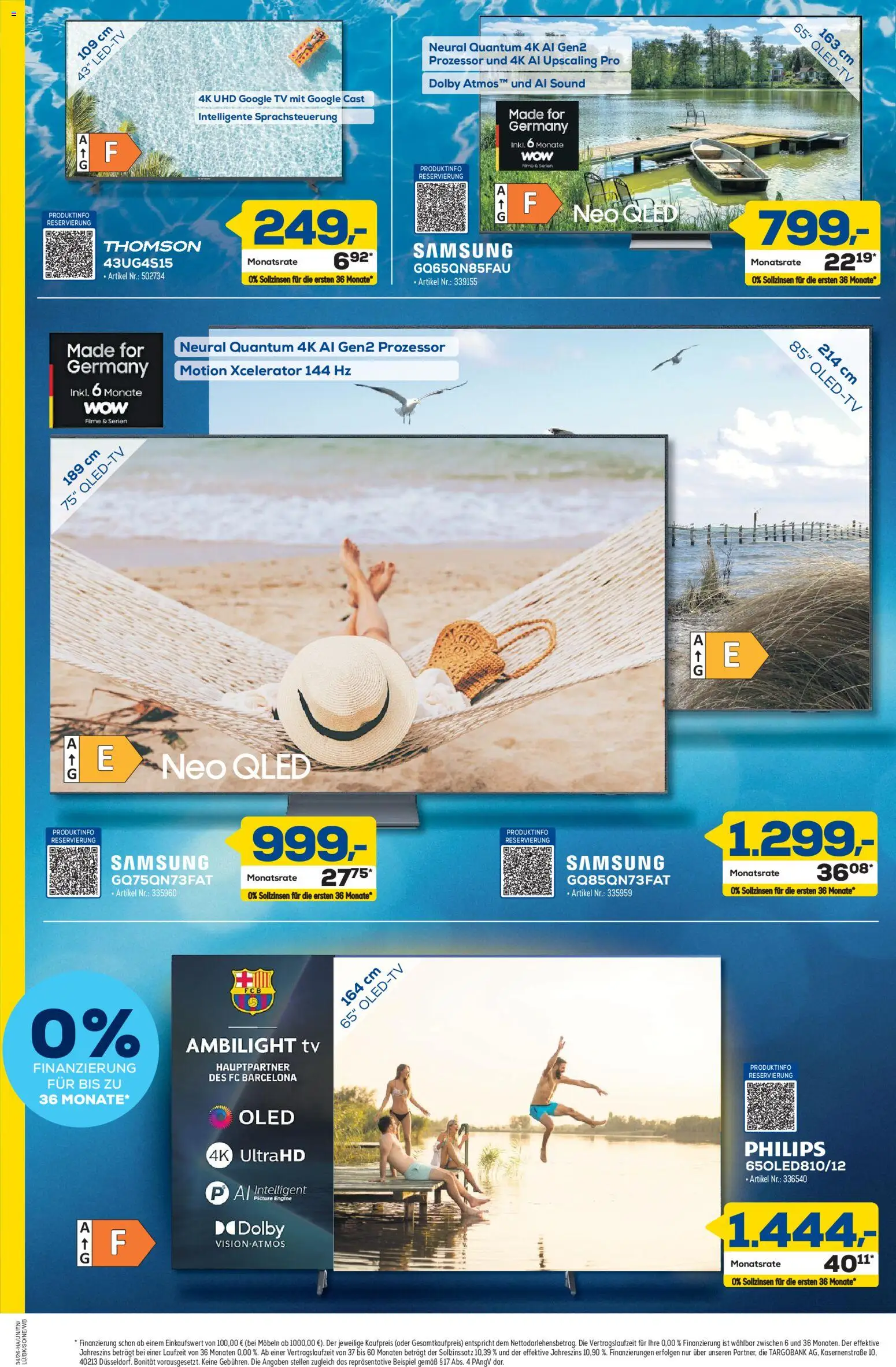 Euronics Prospekt Berlet – gültig ab 13.08.2026 | Seite: 2 | Produkte: Philips, Samsung, TV