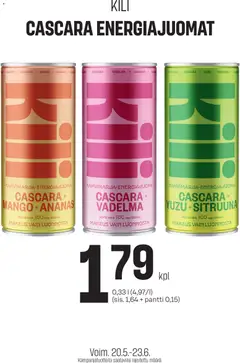 Sale-mainoslehti voimassa 20.05.2026 alkaen | Sivu: 1 | Tuotteet: Vadelma, Mango, Ananas