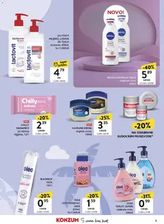 NIVEA LOSION ZA TIJELO odabrane vrste, 400ml, Nivea losion za tijelo odabrane vrste, 400ml - Pregled kataloga iz trgovine Konzum, vrijedi od 11.05.2026 | Stranica: 5