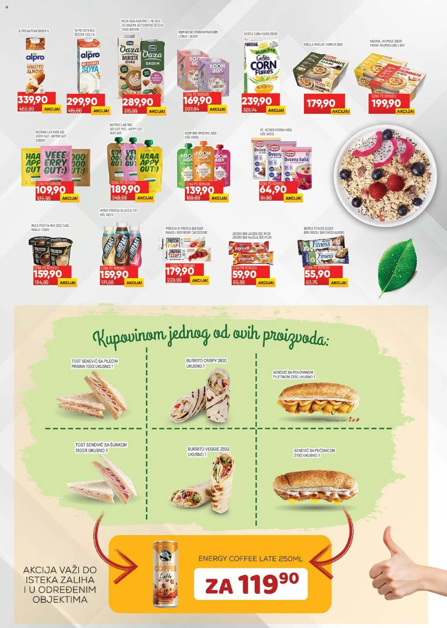 Medius katalog - važi od 30.06.2026 | Strana: 8 | Proizvode: Protein, Masline, Alpro, Protein bar