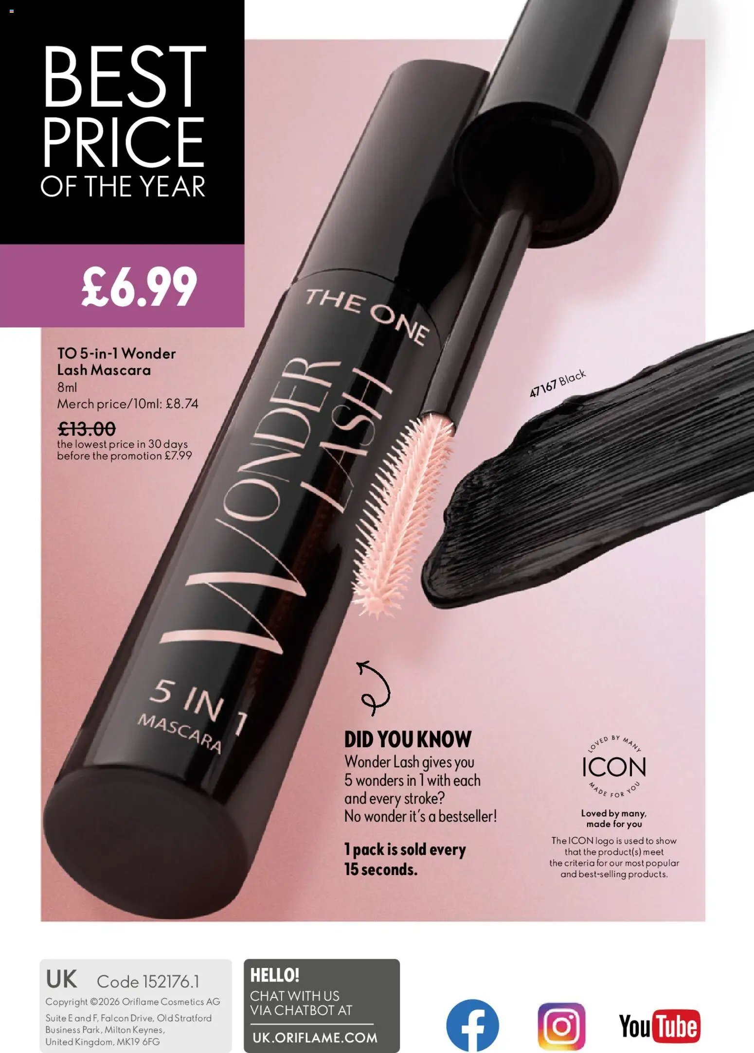 {H1} | Page: 164 | Products: Mascara