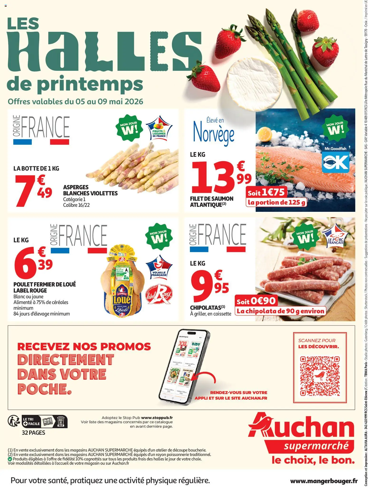 {H1} | Pagina: 32 | Producten: Chipolata, NOS, La, Asperges