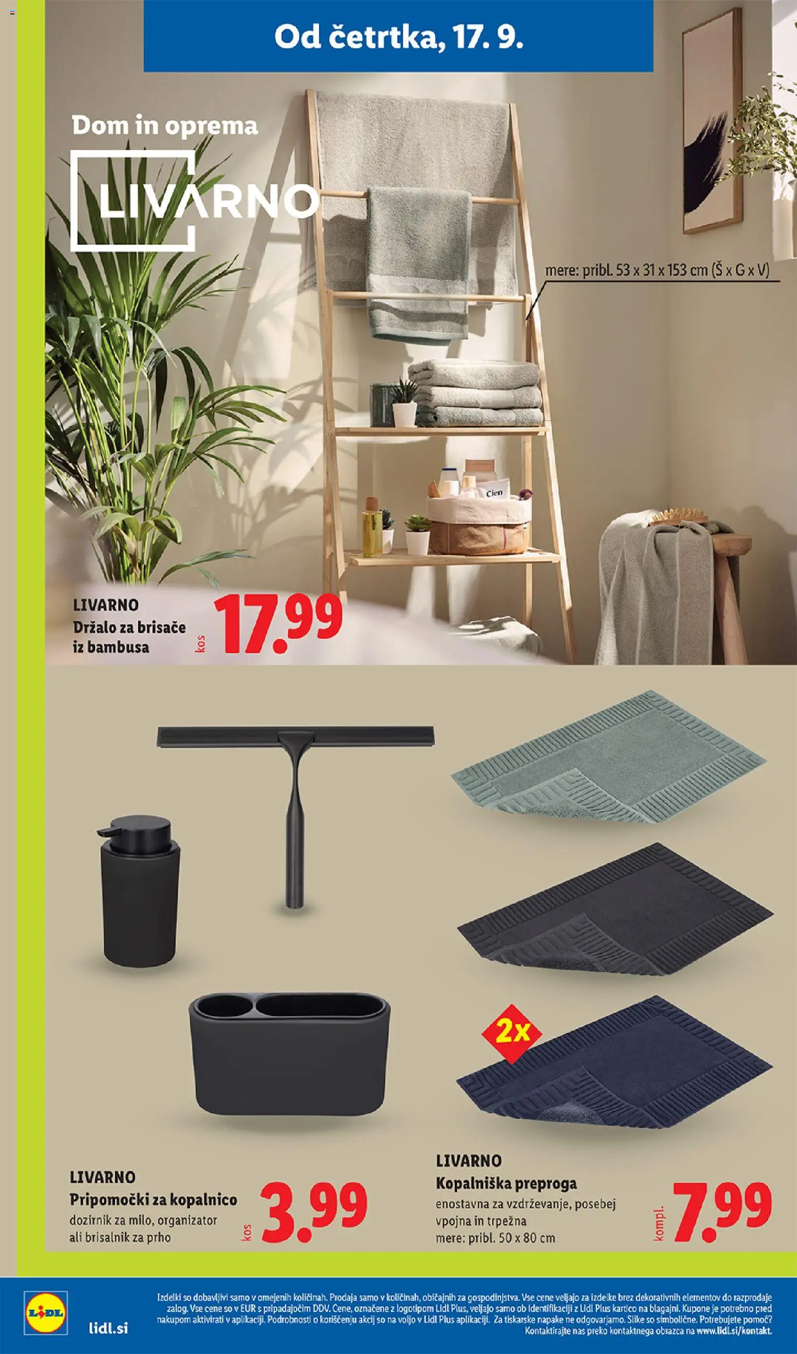 Novi Lidl katalog ponudbe – veljaven od 17.09.2026 | Stran: 30 | Izdelki: Preproga