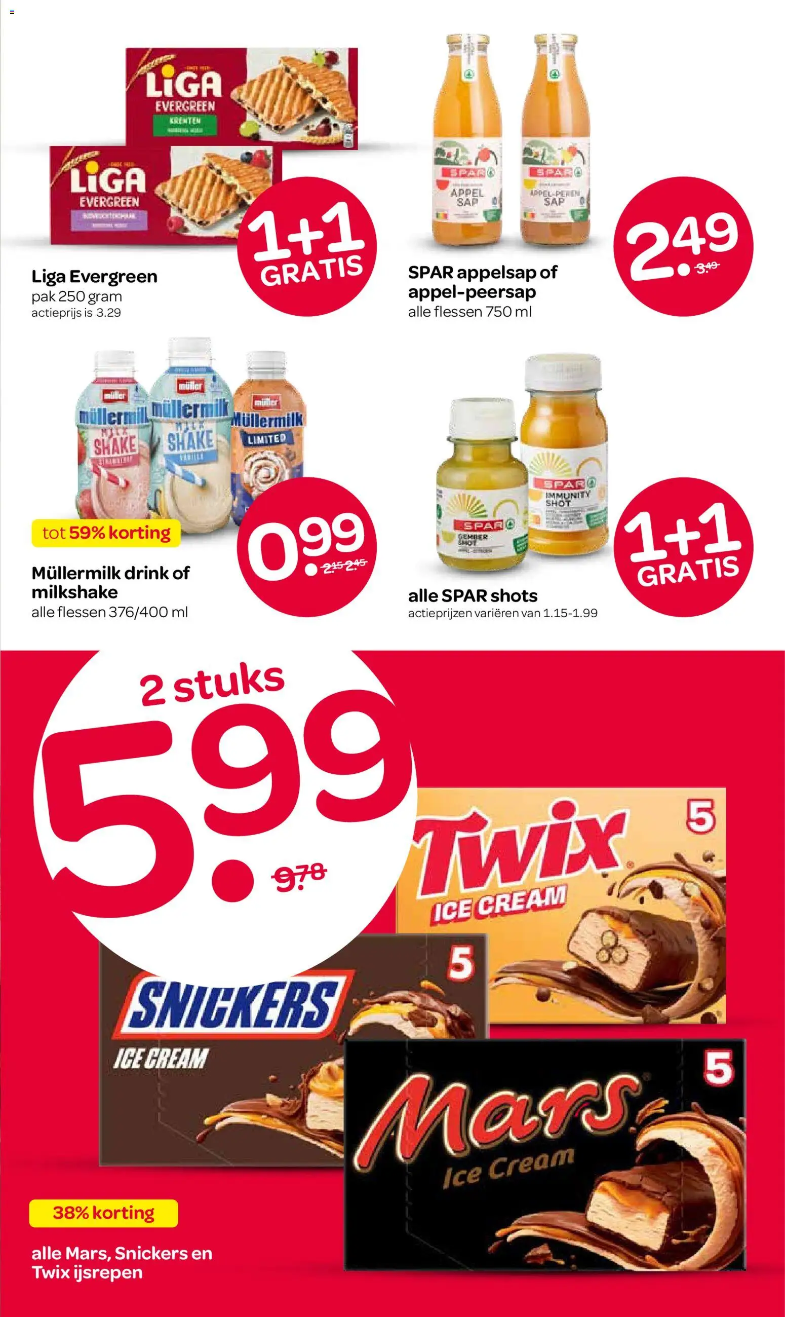{H1} | Pagina: 8 | Producten: Mars, Twix, Appelsap, Appel