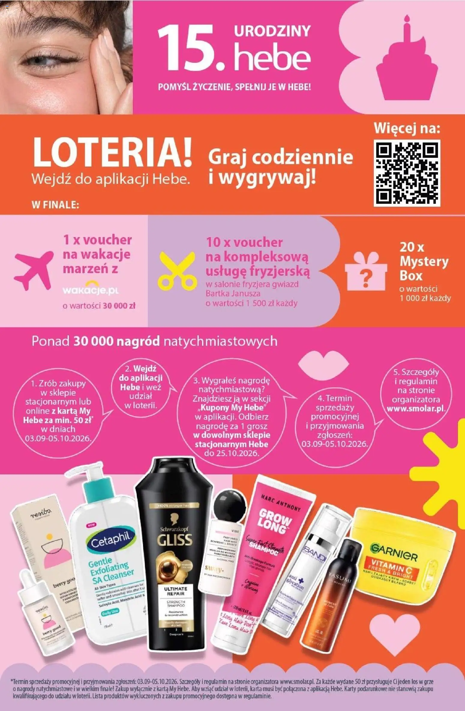 Hebe gazetka od 14.09.2026 | Strona: 10 | Produkty: Karta, Garnier
