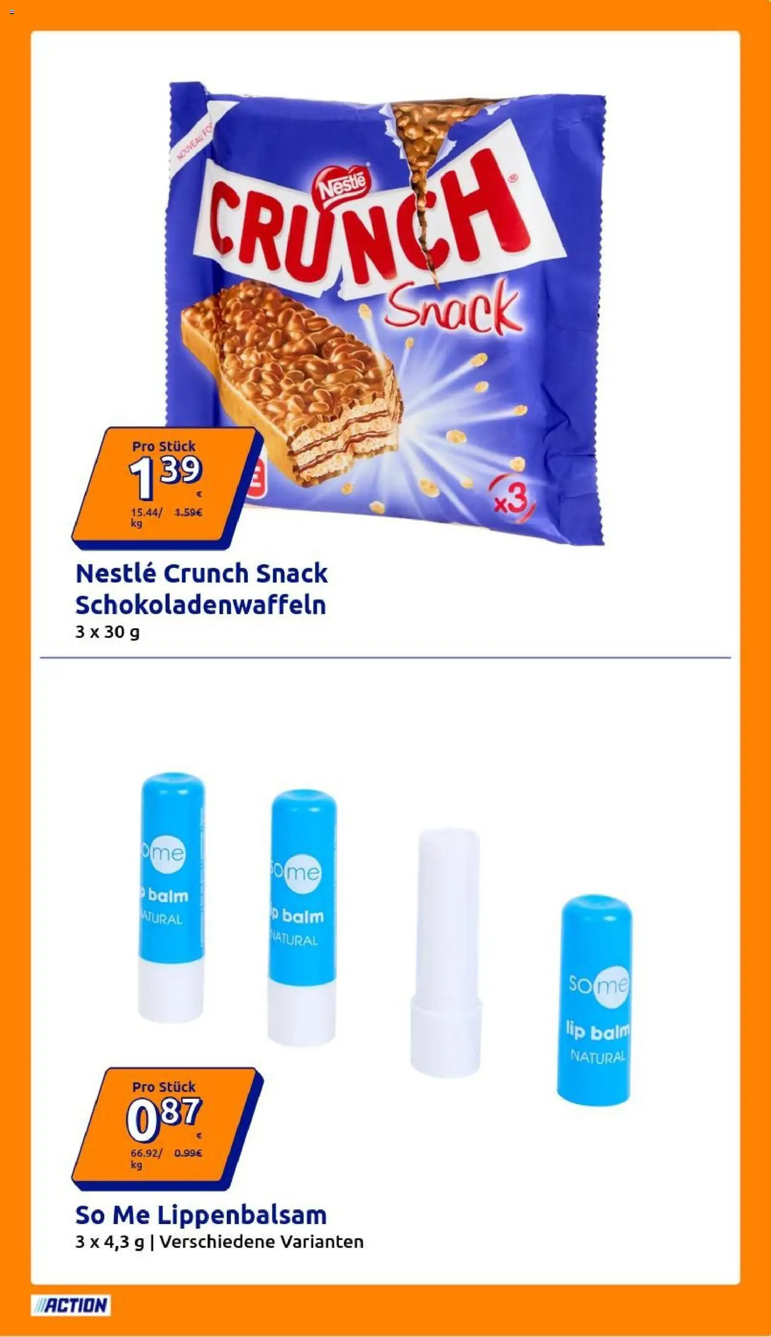 Action Prospekt – gültig ab 21.10.2026 | Seite: 33 | Produkte: Lip Balm, Lippenbalsam