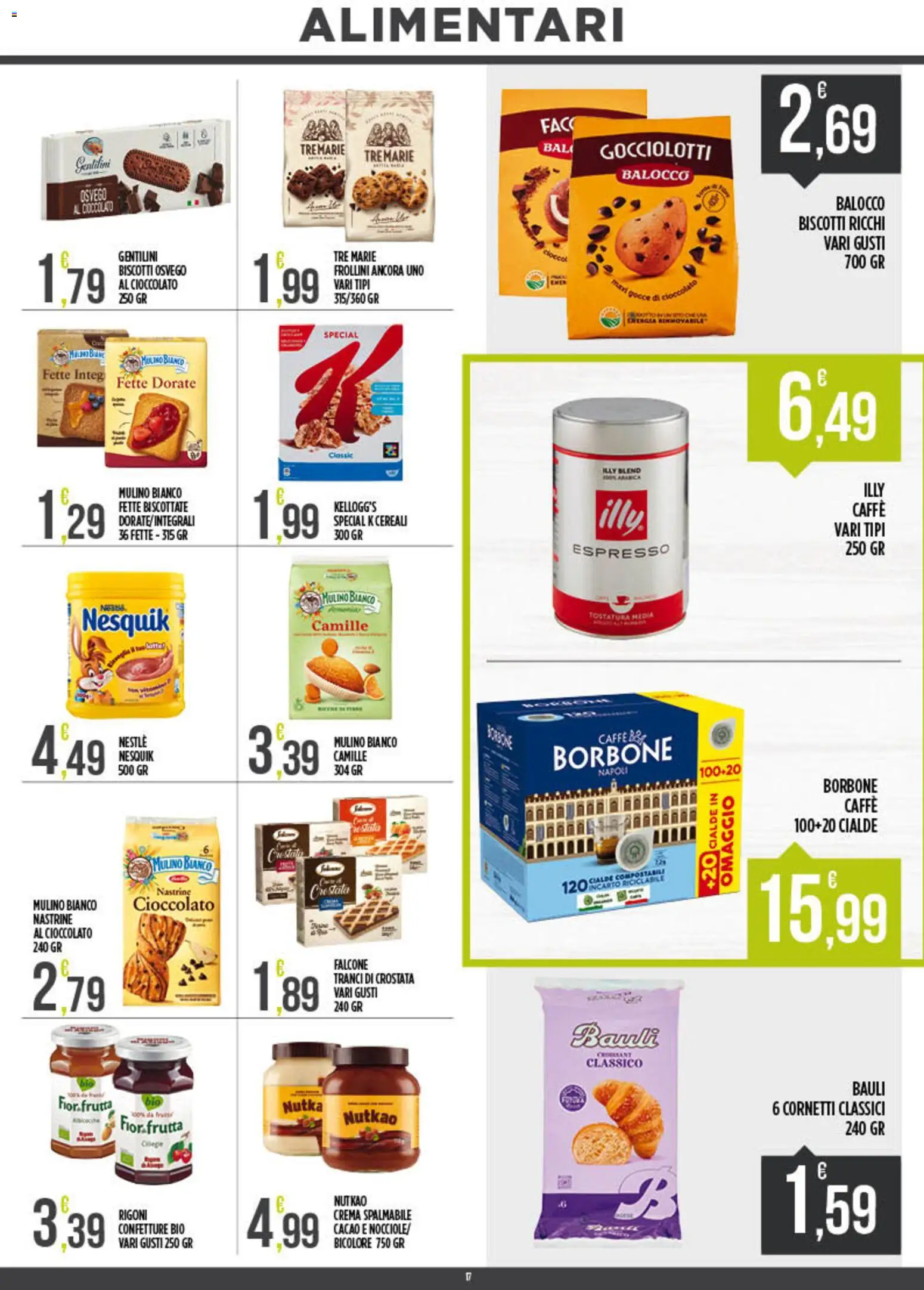 Volantino Euroesse del 04.05.2026 | Pagina: 17 | Prodotti: Cereali, Biscotti, Latte, Fette biscottate