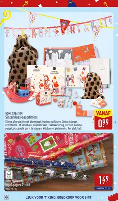 Aldi folder - speelgoed - Voorbeeld van een folder van Aldi, geldig van 12-10-2026 | Pagina: 62 | Producten: Stickers, Inpakpapier