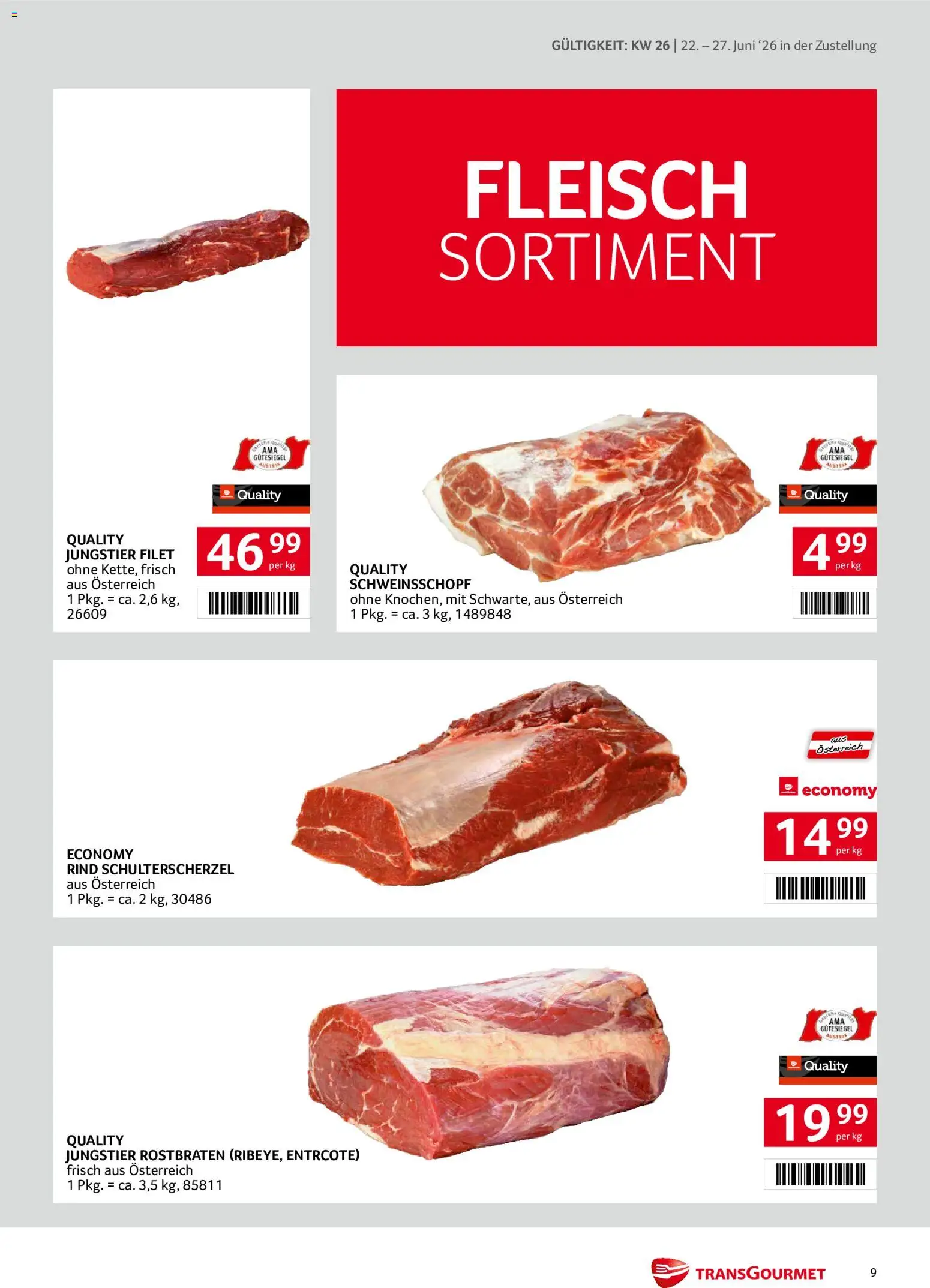 Transgourmet - Broschüre gültig ab 22.06.2026 | Seite: 9