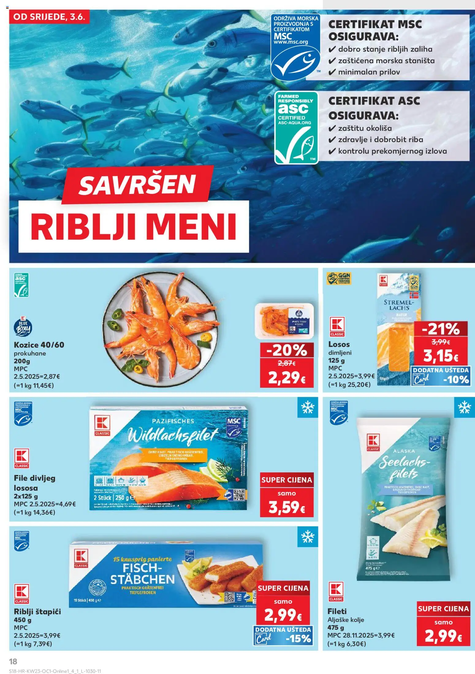 Kaufland HR akciós ujság - amely érvényes a következő dátumtól: 03.06.2026 | Oldal: 18