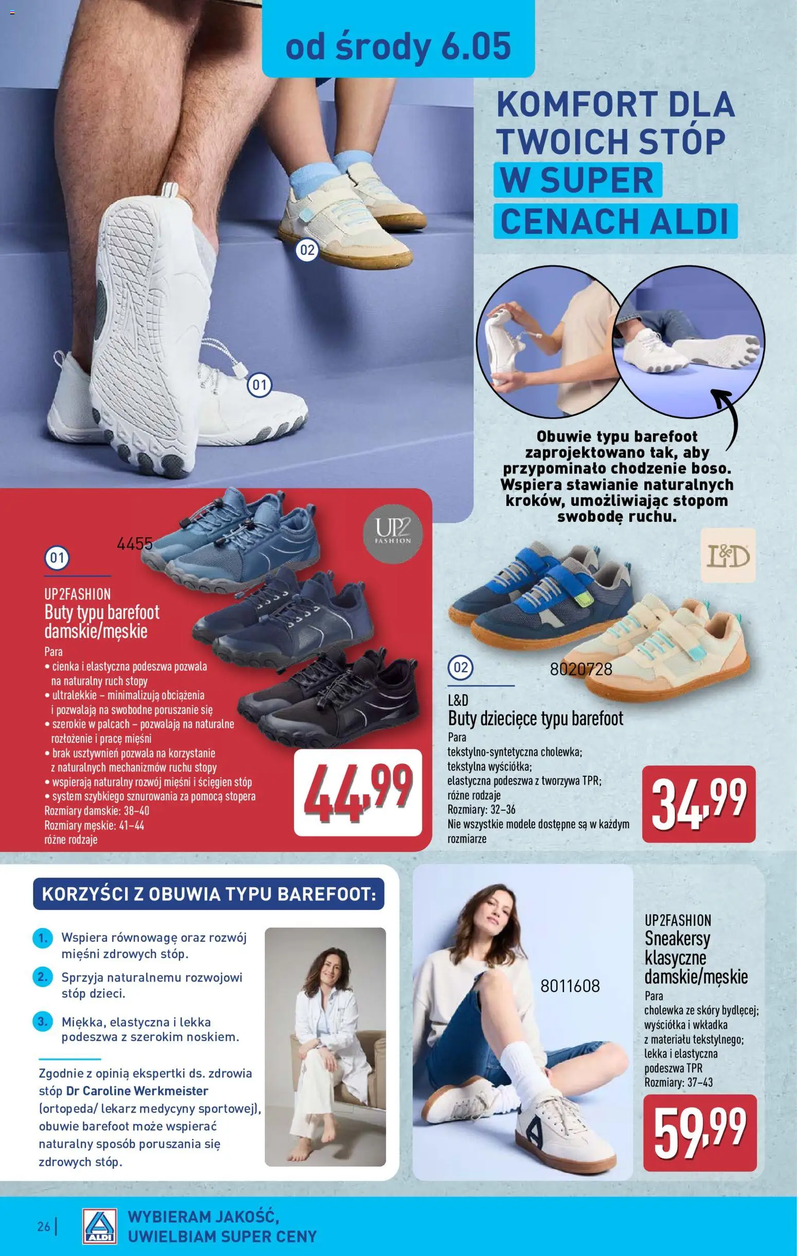 Aldi gazetka od 04.05.2026 | Strona: 26 | Produkty: Buty