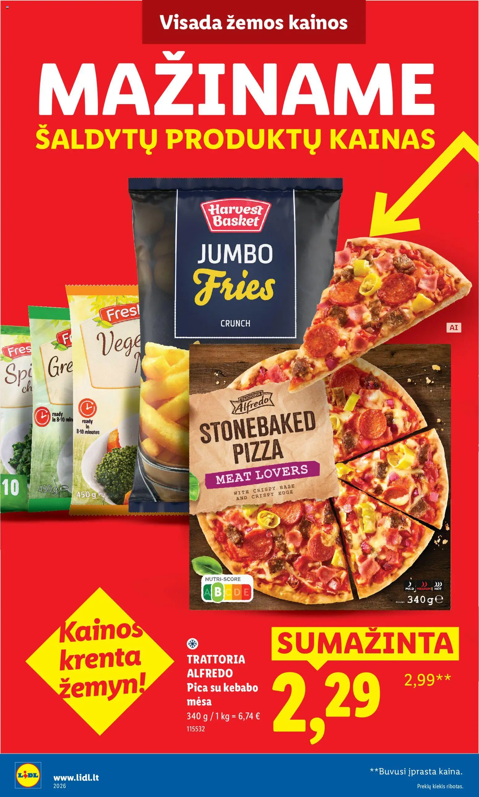 LIDL akcijos nuo 2026.08.17 | Puslapis: 8 | Prekių: Pica