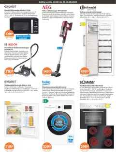 V-Markt Angebote ab 20.08.2026 gültig | Seite: 17 | Produkte: Bosch, Mikrowelle, Waschmaschine, Backofen