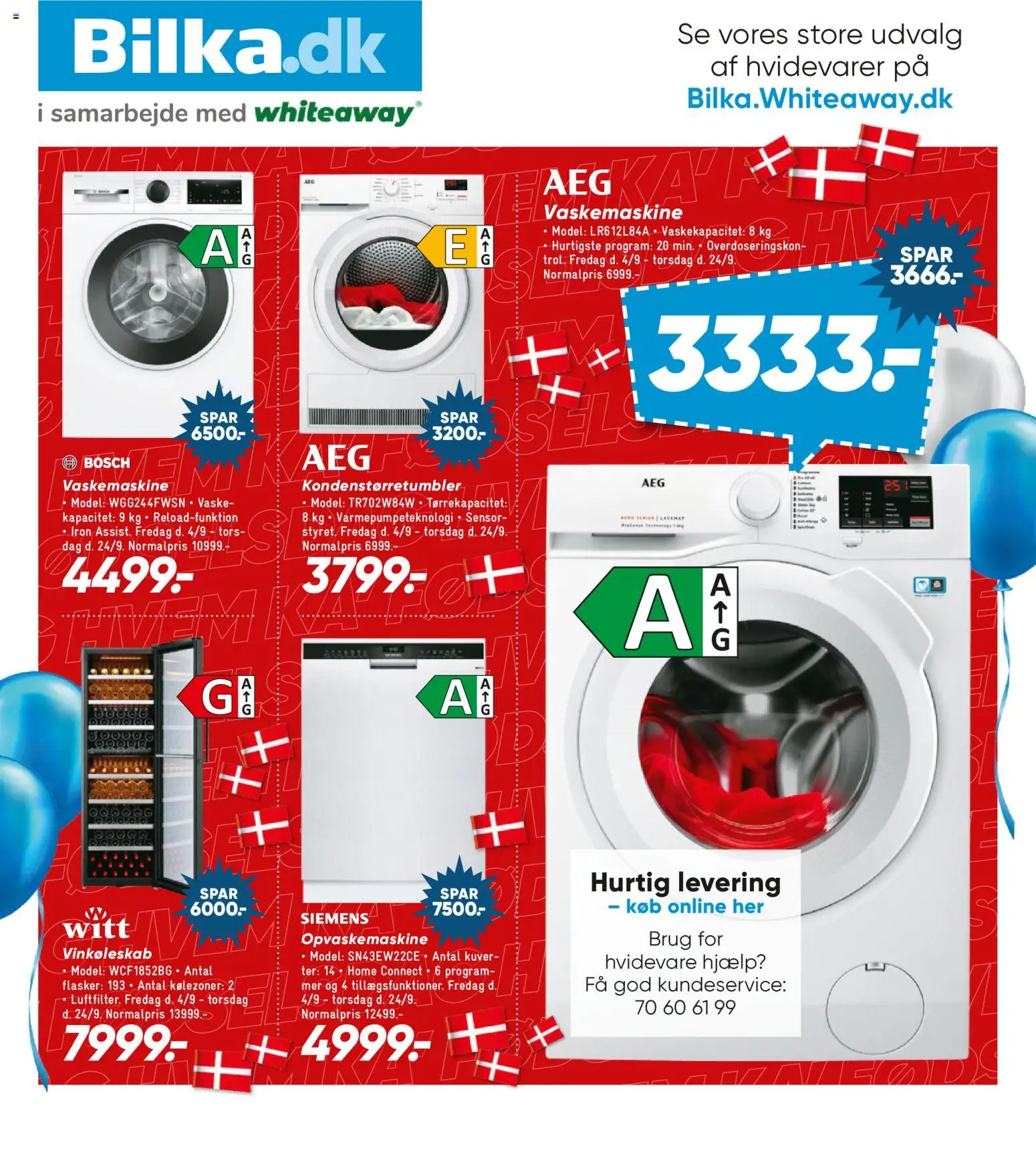 Bilka tilbudsavis – gyldig fra 04/09/2026 | Side: 34 | Produkter: Vaskemaskine, Opvaskemaskine