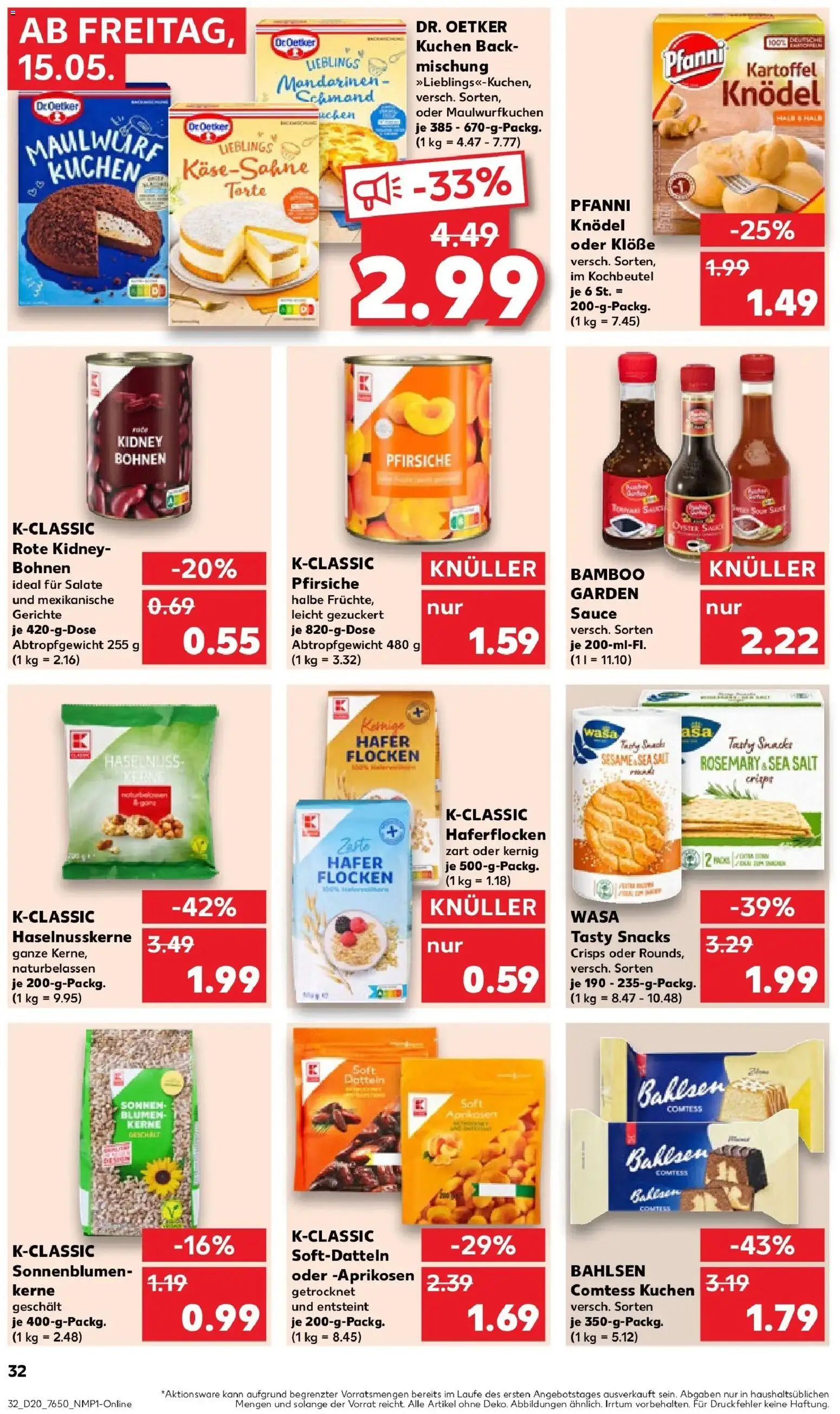 Kaufland Prospekt Münsingen	 – gültig ab 10.05.2026 | Seite: 39 | Produkte: Blumen, Mandarinen, Kuchen, Flocken