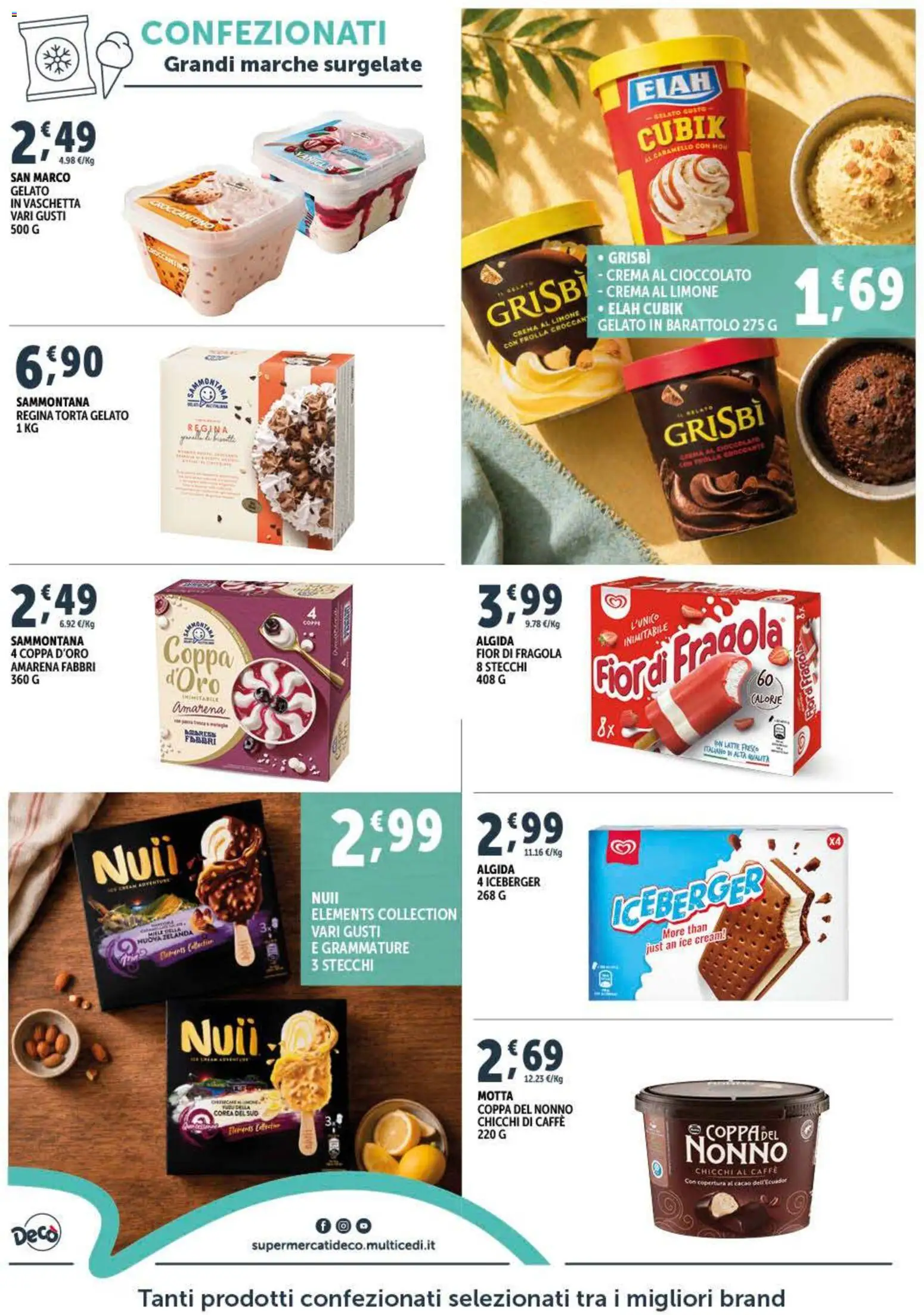 Volantino Decò del 08.06.2026 | Pagina: 7 | Prodotti: Gelato, Latte, Cacao, Amarena
