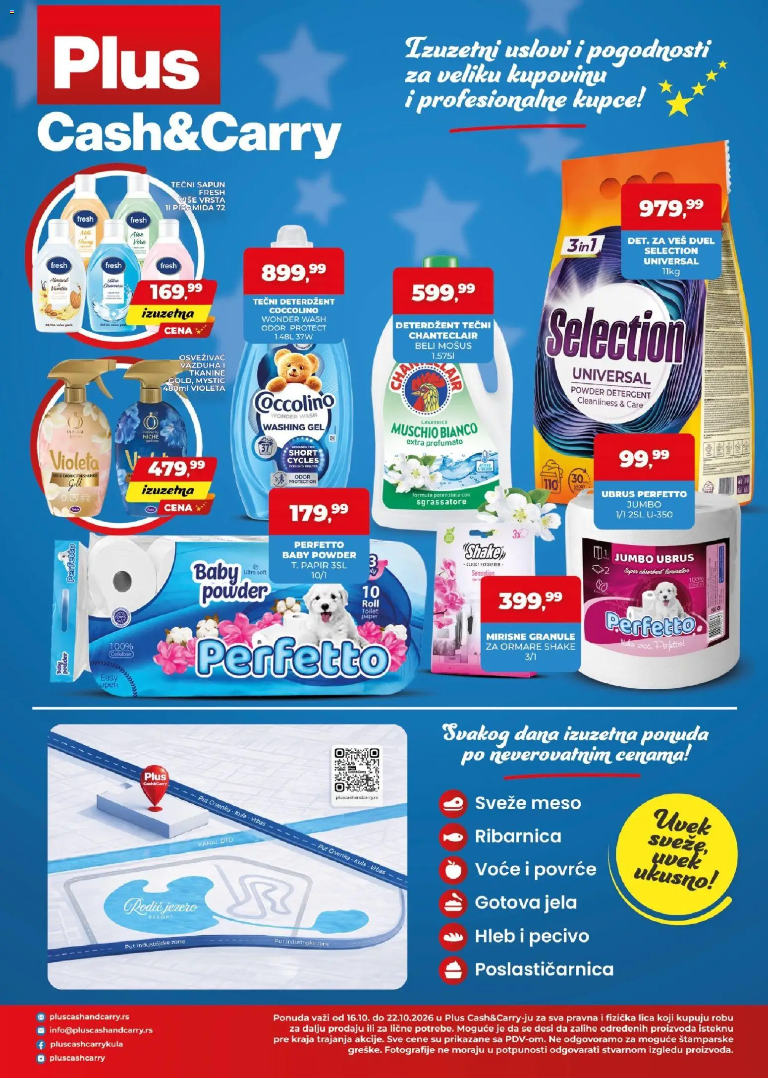 Plus Cash & Carry katalog - važi od 16.10.2026 | Strana: 4 | Proizvode: Meso, Hleb, Pecivo, Sapun
