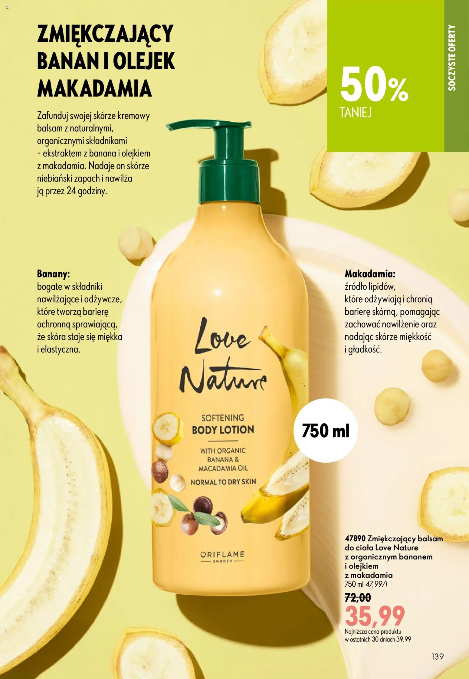 Oriflame Katalog 11 2026 od 29.07.2026 | Strona: 139 | Produkty: Banan, Banany, Body, Lotion