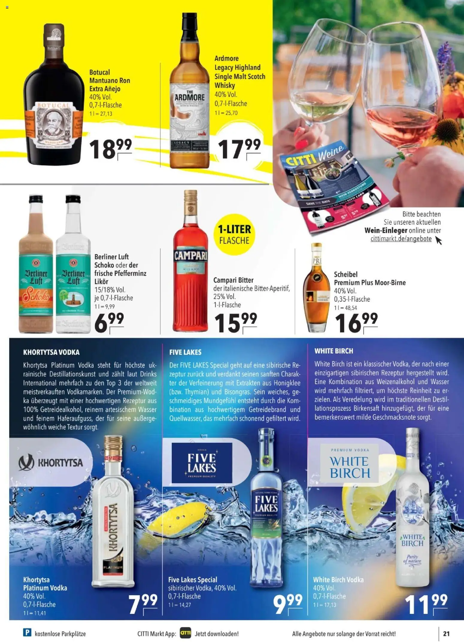 CITTI tilbudsavis – gyldig fra 30/09/2026 | Side: 21 | Produkter: Vodka, Whisky