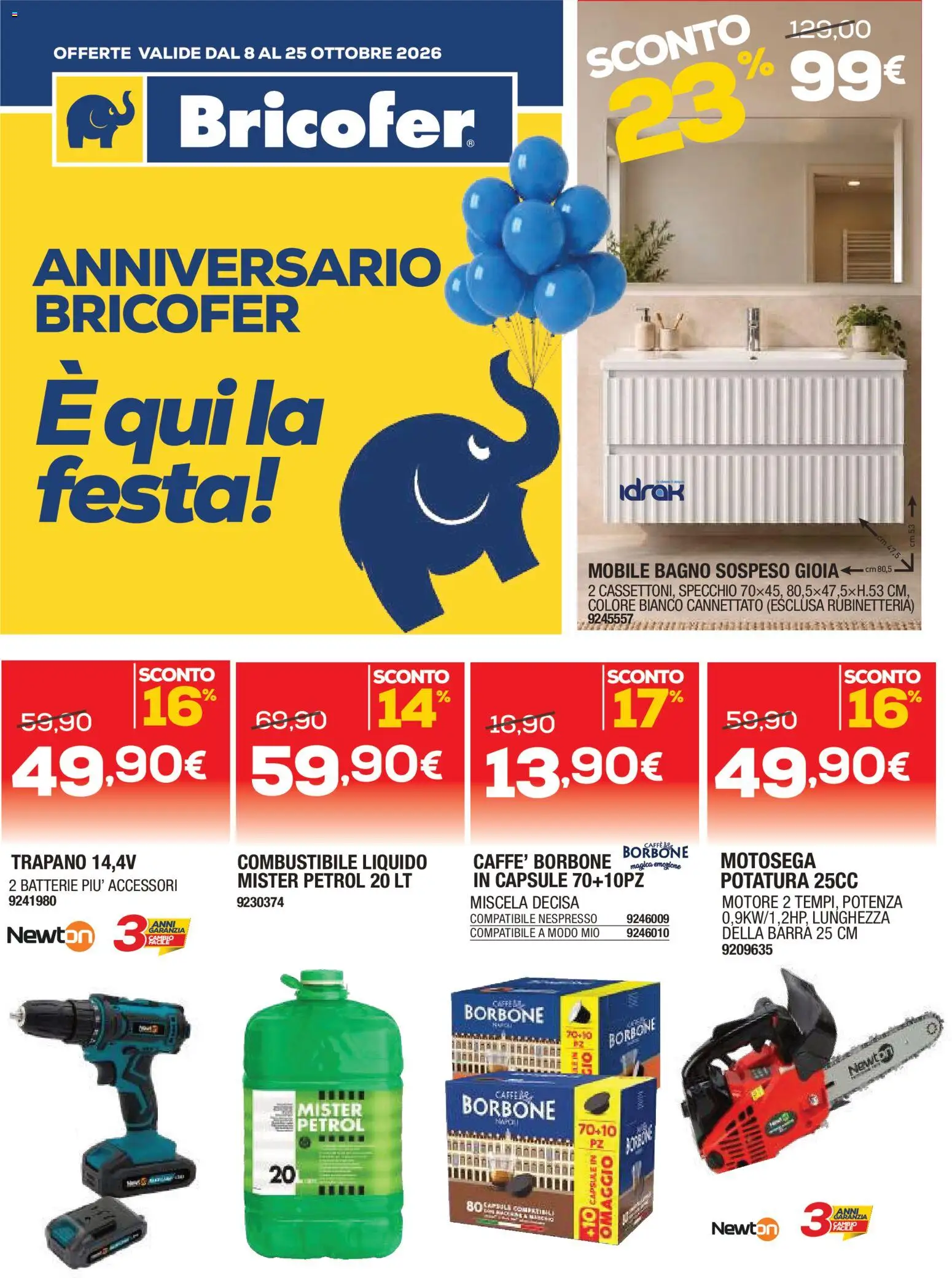 Volantino Bricofer del 08/10/2026 | Pagina: 1