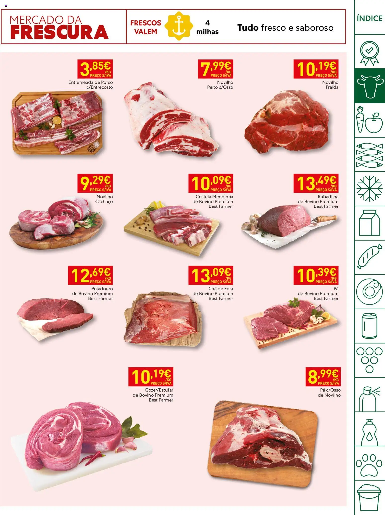 Recheio folheto Madeira │ válido de 20/10/2026 | Página: 3 | Produtos: Entremeada de porco, Entremeada, Chá, Pá